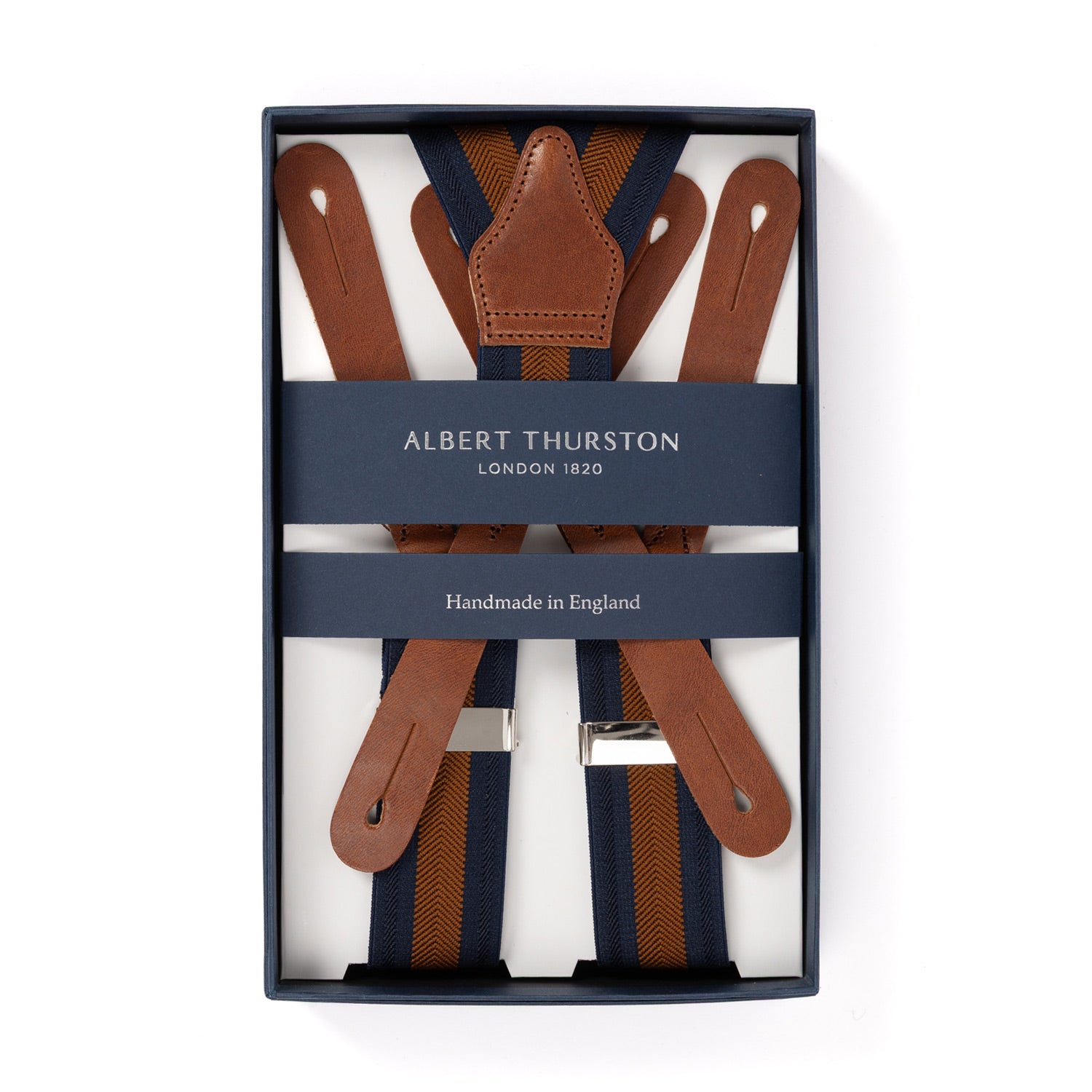 Striped Button Suspenders "Gangs of New York"